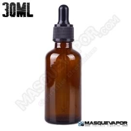 30ML GLASS AMBER BOTTLE WITH DROPPER VAPE