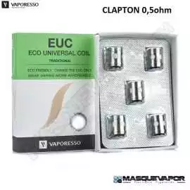 VAPORESSO 5 X CLAPTON EUC COIL 0.5OHM VAPE