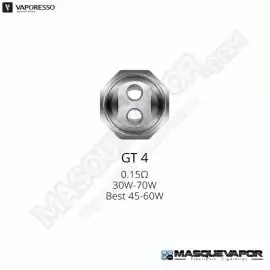 VAPORESSO GT4 CORE 0.15OHM NRG TANK COIL VAPE