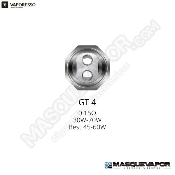 VAPORESSO GT4 CORE 0.15OHM NRG TANK COIL