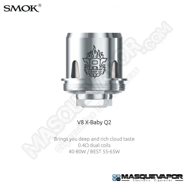 SMOK V8 X-BABY Q2 COIL 0.4OHM SMOK TFV8 X-BABY SMOK V8 X-BABY Q2 COIL 0.4OHM SMOK TFV8 X-BABY