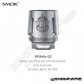SMOK V8 BABY Q2 COIL 0.6OHM SMOK TFV8 BABY
