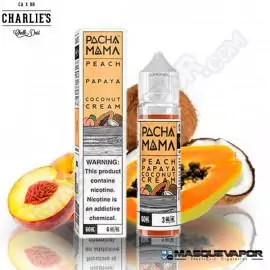 PEACH PAPAYA COCONUT CREAM PACHAMAMA TPD 50ML 0MG VAPE