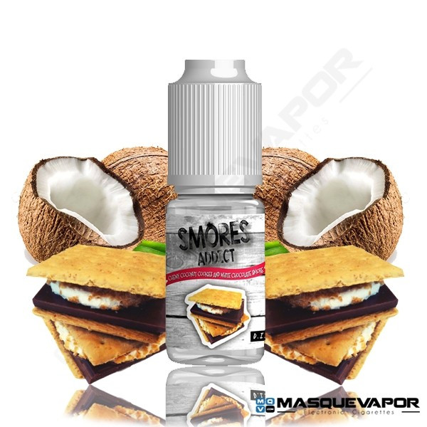 CHEWY COCONUT COOKIES AND WHITE CHOCOLATE 10ML SMORES ADDICT