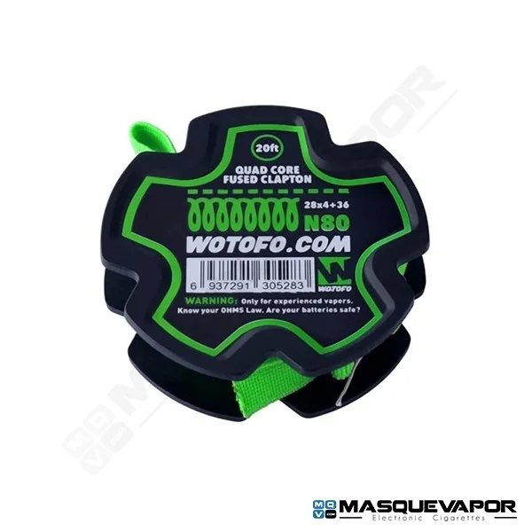 QUAD CORE FUSED CLAPTON WIRE Ni80 28Gx4+36 WOTOFO