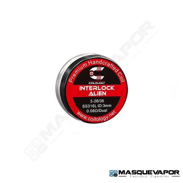 INTERLOCK ALIEN NI80 3-26/36 0.11OHM PACK 2 COILS COILOLOGY