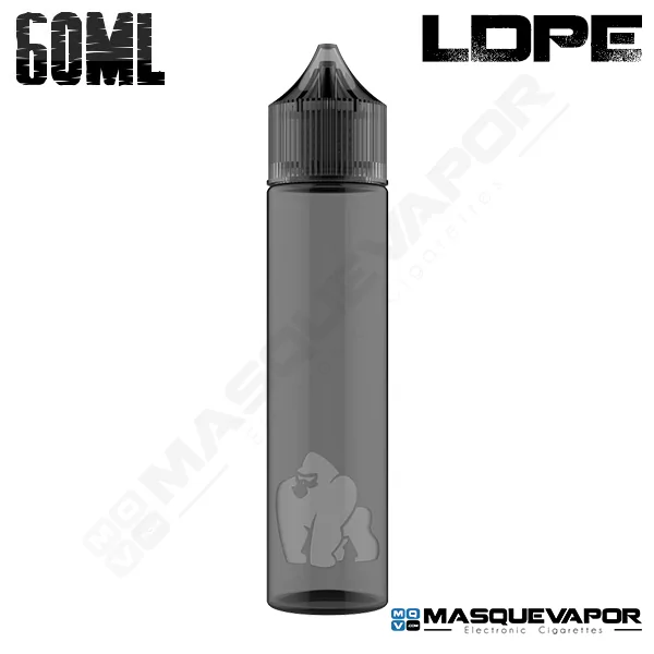 60ML CHUBBY GORILLA LDPE BOTTLE BLACK