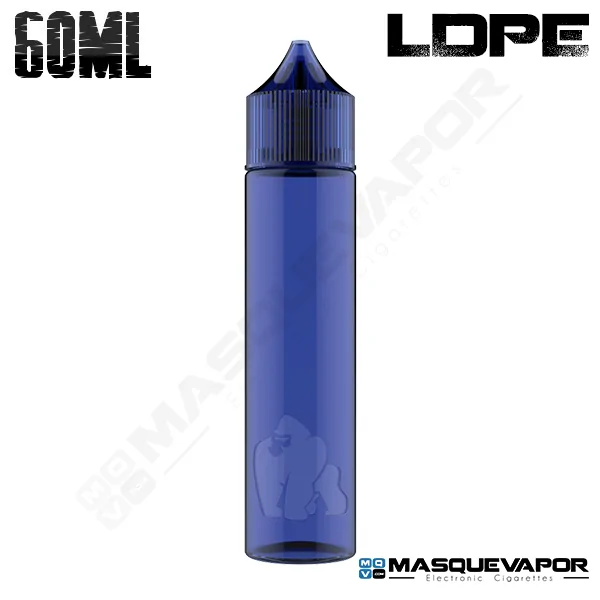 60ML CHUBBY GORILLA LDPE BOTTLE BLUE
