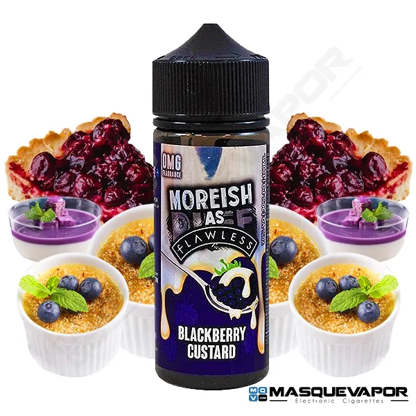 BLACKBERRY CUSTARD MOREISH AS FLAWLESS TPD 100ML 0MG