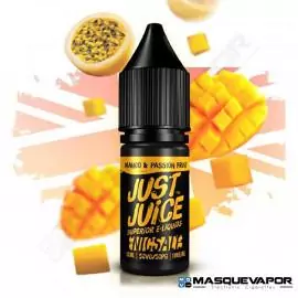 MANGO & PASSION FRUIT NIC SALT JUST JUICE TPD 10ML 20MG VAPE