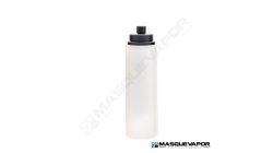 REFILL BOTTLE 30ML ROUND CLEAR BLACK CAP