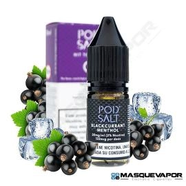 BLACKCURRANT MENTHOL POD SALT E-LIQUIDS TPD 10ML 20MG VAPE