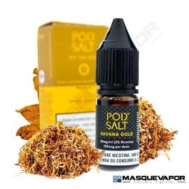 HAVANA GOLD POD SALT E-LIQUIDS TPD 10ML 20MG VAPE