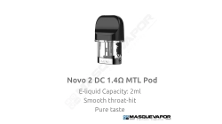 1 X CARTRIDGE MESH 1.0 OHM NOVO SMOK