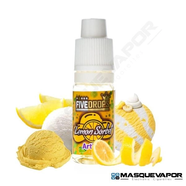 LEMON SORBET FLAVOR FIVE DROPS 10ML