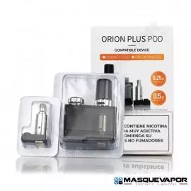 1 X PACK CARTUCHO/RESISTENCIAS ORION PLUS POD LOST VAPE VAPE