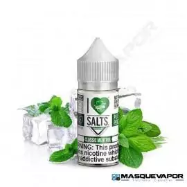 CLASSIC MENTHOL I LOVE SALTS MAD HATTER JUICE TPD 10ML 20MG VAPE