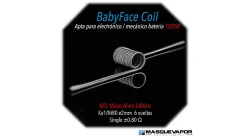 BABY FACE MTL SINGLE COIL 0.8OHM SPIRIT COILS