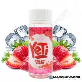 STRAWBERRY ICE YETI ELIQUIDS TPD 100ML 0MG VAPE