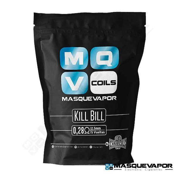 MQV KILL BILL SINGLE COIL 0,28OHM FULL NI80 CHARROCOILS