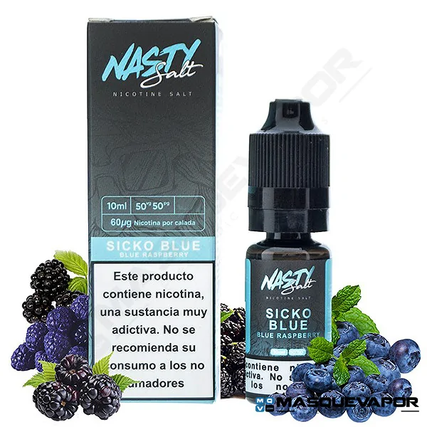 SICKO BLUE RASPBERRY NIC SALT NASTY JUICE TPD 10ML 20MG