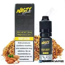 GOLD BLEND PURE TOBACCO NIC SALT NASTY JUICE TPD 10ML 10MG VAPE