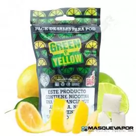 GREEN & YELLOW PACK OIL4VAP SALTS 23ML VAPE