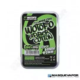 COTTON XFIBER 3MM 30PCS BY WOTOFO