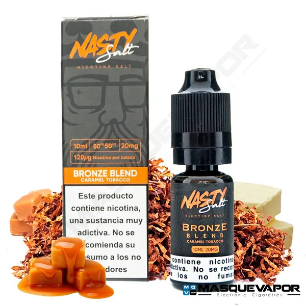 BRONZE TOBACCO NIC SALT NASTY JUICE TPD 10ML 20MG