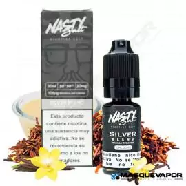 SILVER TOBACCO NIC SALT NASTY JUICE TPD 10ML 20MG VAPE