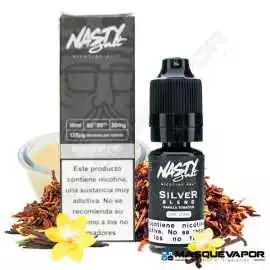 SILVER TOBACCO NIC SALT NASTY JUICE TPD 10ML 20MG