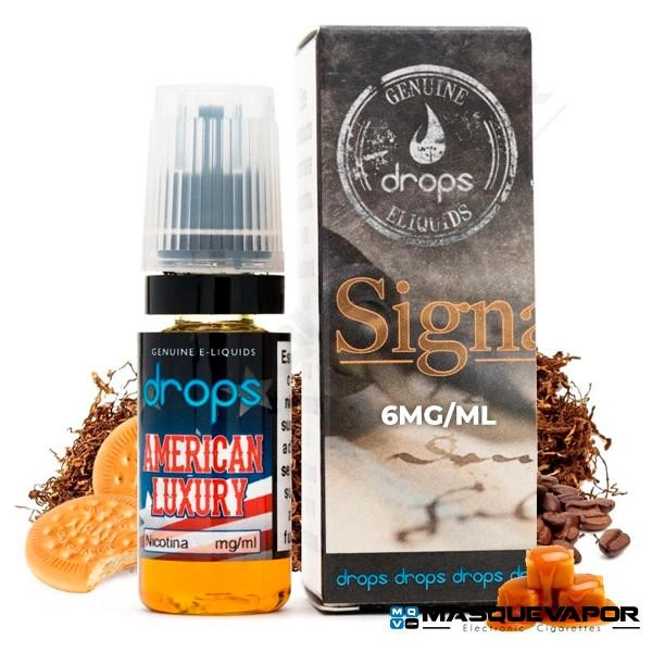 AMERICAN LUXURY DROPS ELIQUIDS 10ML 0MG