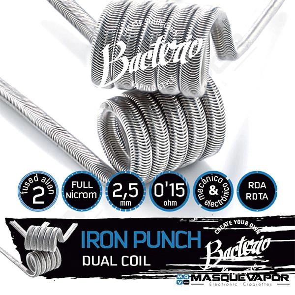 MQV RAPTOR FUSED ALIEN SINGLE 0,19OHM BACTERIO COILS