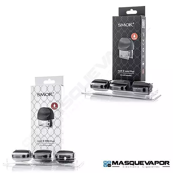 3 X CARTRIDGE REPLACEMENT NORD 2 SMOK 4.5ML