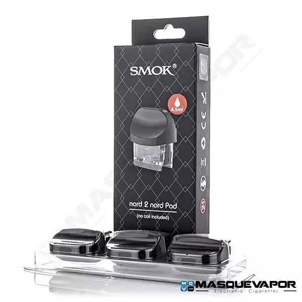 3 X CARTRIDGE REPLACEMENT NORD 2 SMOK 4.5ML