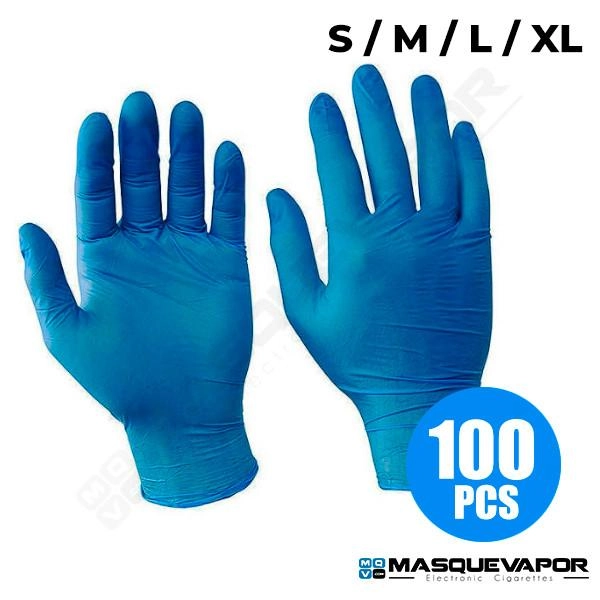 PACK 100 DISPOSABLE NITRILE GLOVES