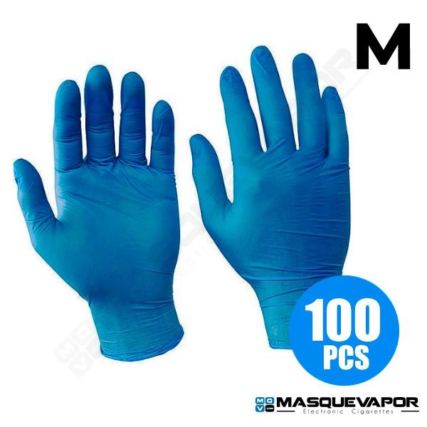 PACK 100 DISPOSABLE NITRILE GLOVES