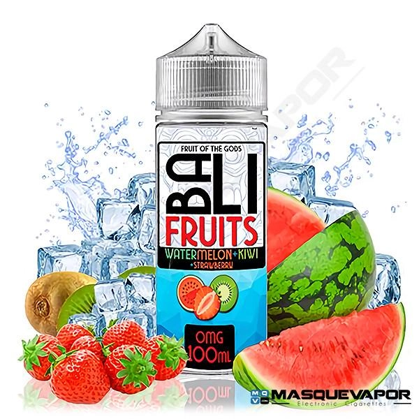 ICE WATERMELON KIWI STRAWBERRY BALI FRUITS KINGS CREST TPD 100ML 0MG