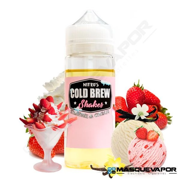 STRAWBERRY AND CREAM NITRO'S COLD BREW TPD 100ML 0MG