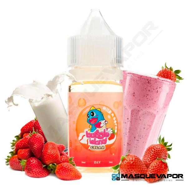 MILK N STRAW 30ML BUBBLE ISLAND