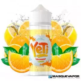 ORANGE LEMON ICE YETI ELIQUIDS TPD 100ML 0MG VAPE