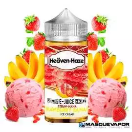 STRAWNANA STRAWBERRY BANANA HEAVEN HAZE 100ML 0MG VAPE