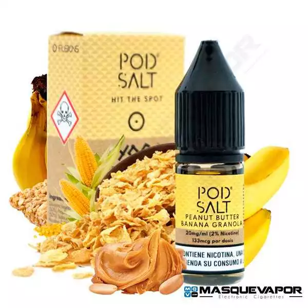 PEANUT BUTTER BANANA YOGI POD SALT E-LIQUIDS TPD 10ML 20MG