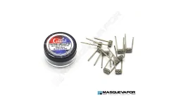 FLAT DUAL CORE CLAPTON NI80 COILAND PACK 10 COILS