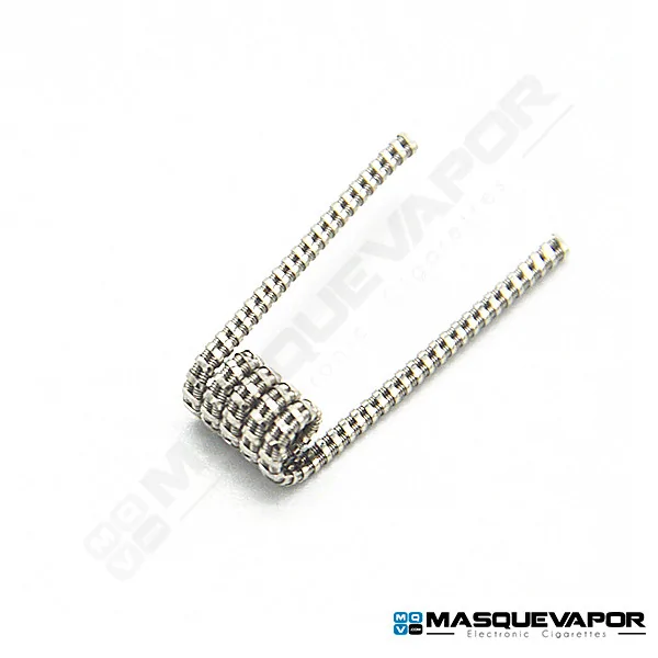 FLAT DUAL CORE CLAPTON NI80 COILAND PACK 10 COILS