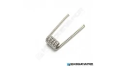 FLAT DUAL CORE CLAPTON NI80 COILAND PACK 10 COILS