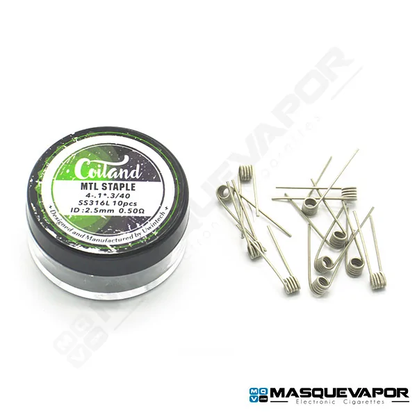 STAPLE MTL SS316 COILAND PACK 10 COILS