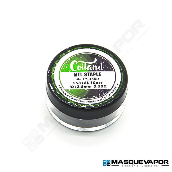 STAPLE MTL SS316 COILAND PACK 10 COILS