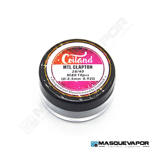 PACK 10 COILS MTL CLAPTON 0.92OHM COILAND