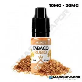 TABACO RUBIO BOMBO SALT ELIQUIDS 10ML VAPE